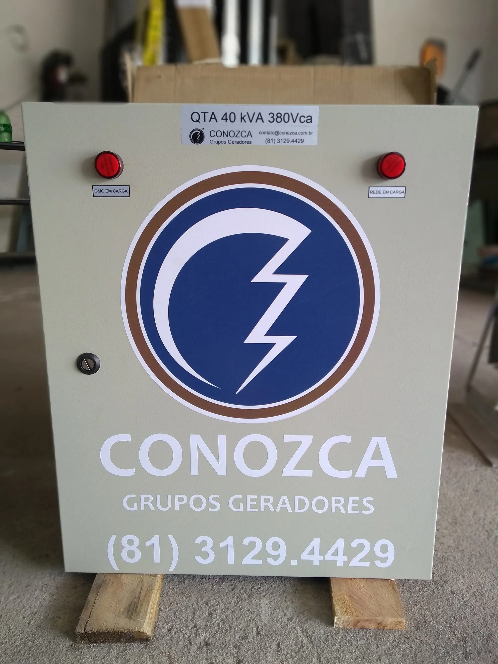 Página de produto: Quadro de Transferência Automática Gerador