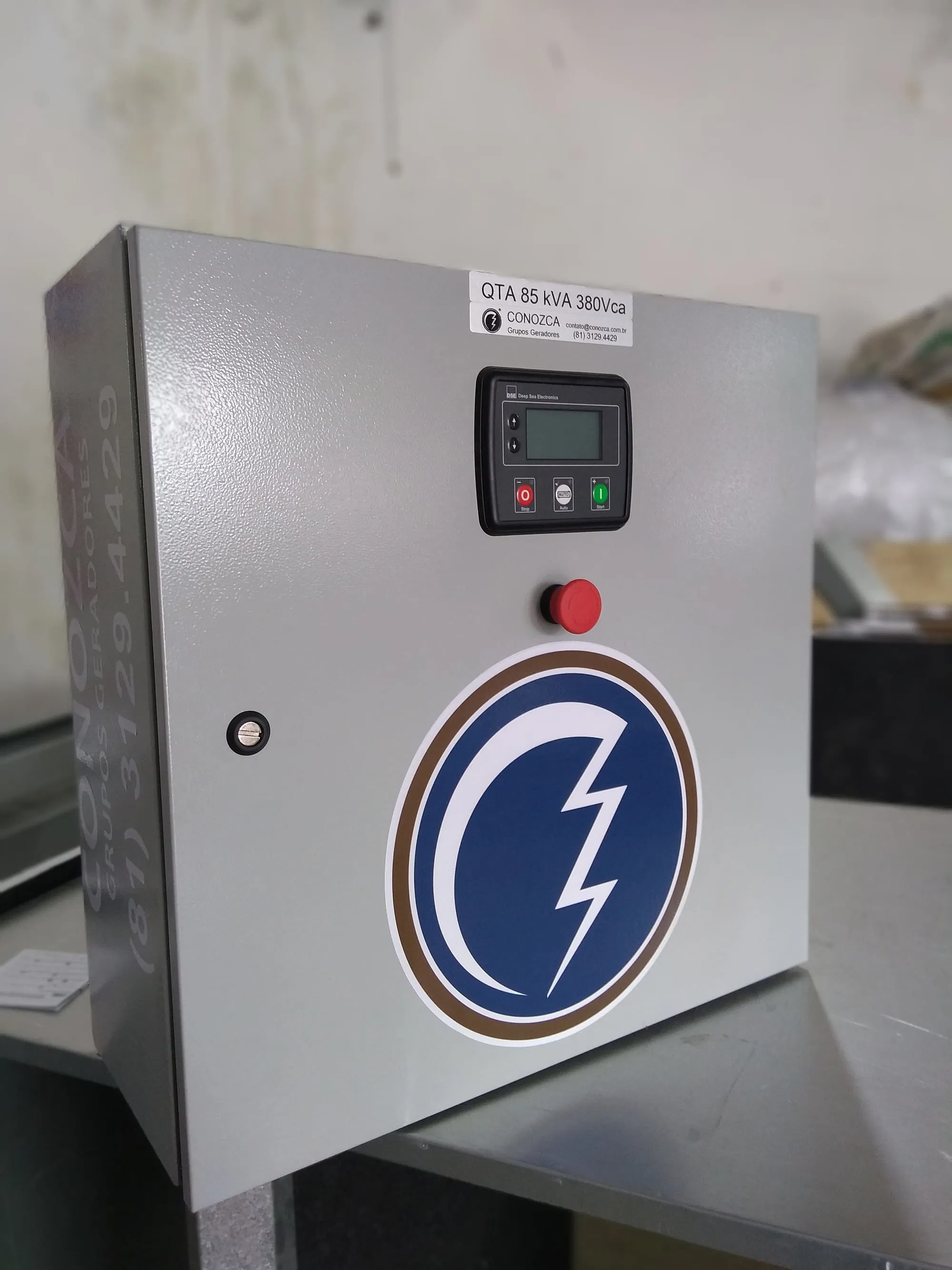 Página de produto: Quadro de Transferência Automática para Geradores