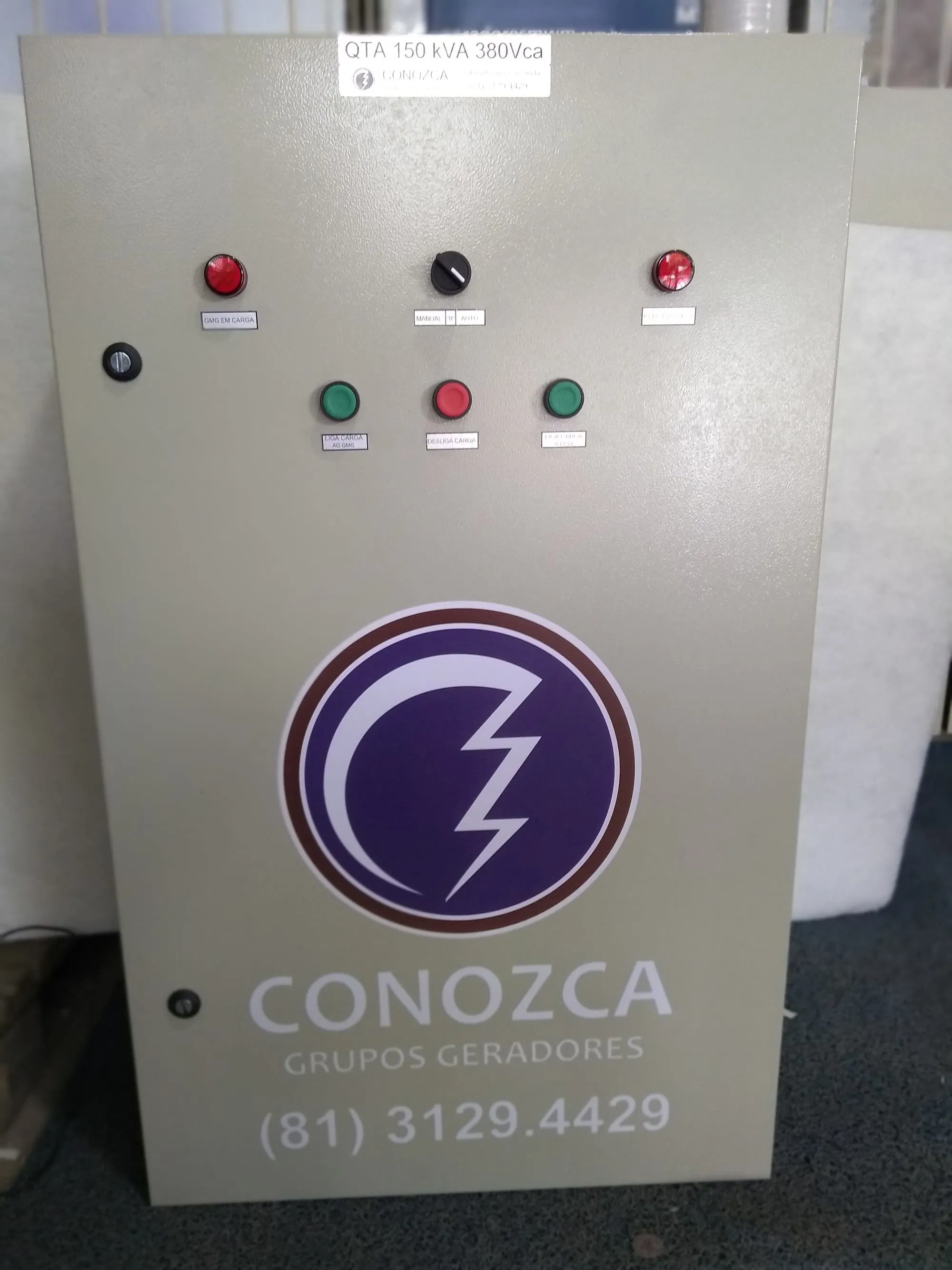 Página de produto: Quadro de Transferência Automática QTA